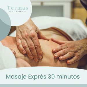 Tratamiento masaje express de 30 minutos